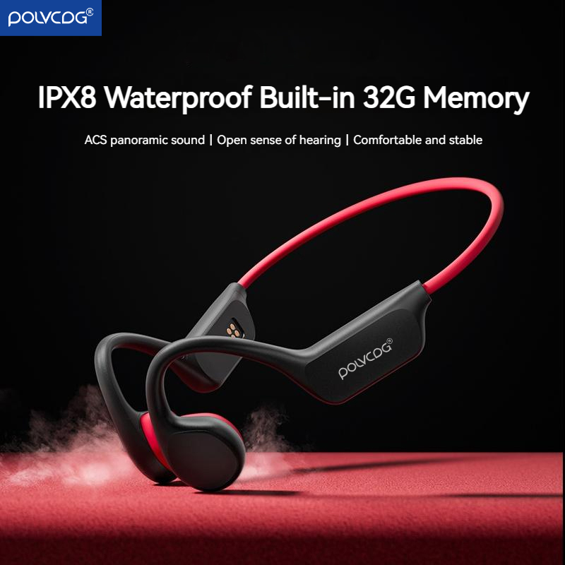 Wired Earphone Lightning - POLVCDG Słuchawki przewodzące dźwięk przez kości