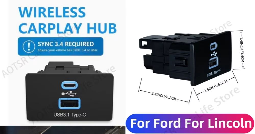 Adapter bezprzewodowy CarPlay  – Usb Hub Type C recenzja i cena