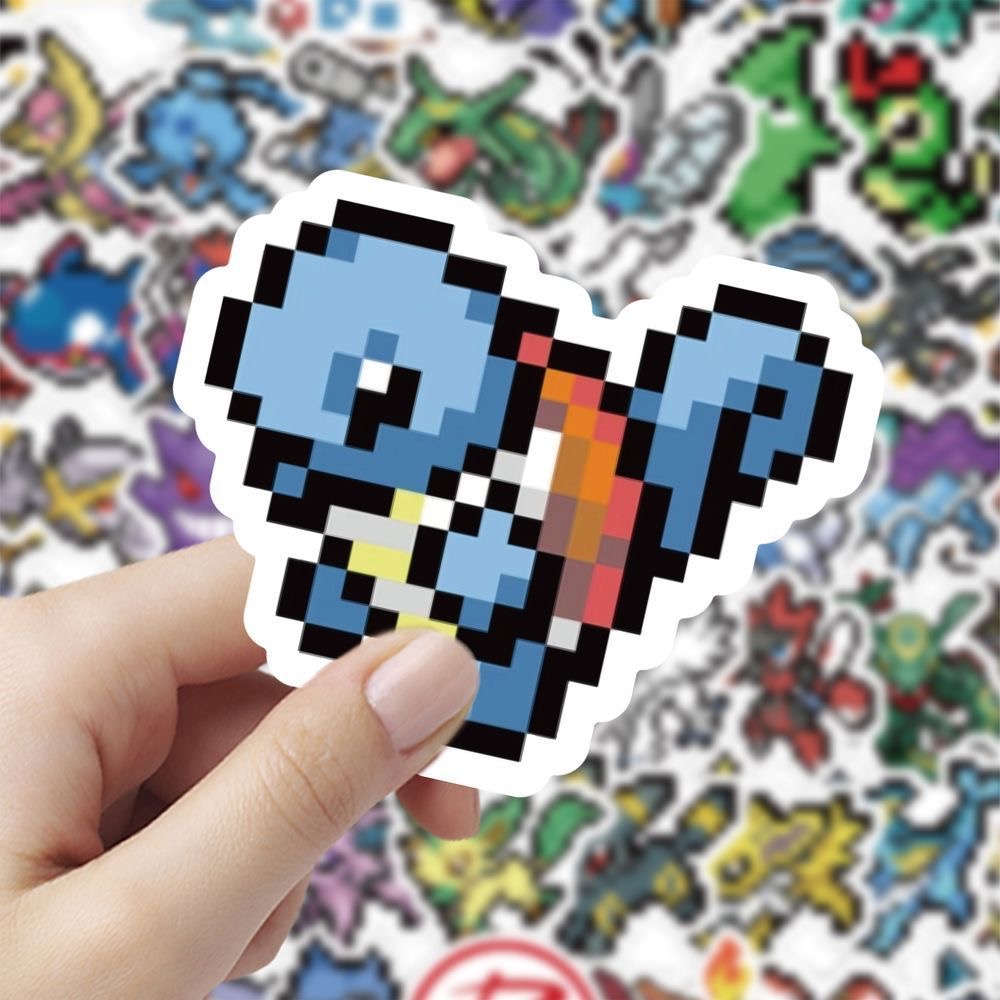 60 sztuk naklejek Pixel Pokémo – Tablet Cute Accessories recenzja i cena